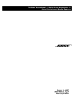 Bose Acoustimass-16 - Owners Guide 